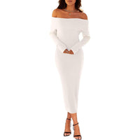 Nest&carry - Elegance Off-Shoulder Bodycon Dress