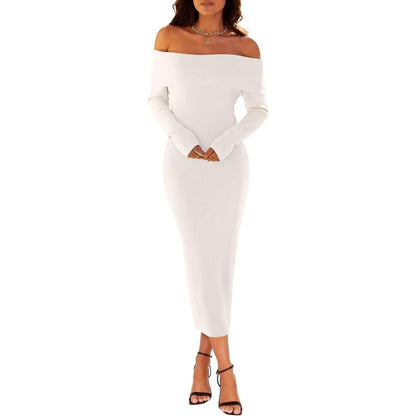 Nest&carry - Elegance Off-Shoulder Bodycon Dress