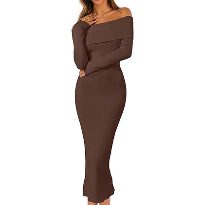 Nest&carry - Elegance Off-Shoulder Bodycon Dress