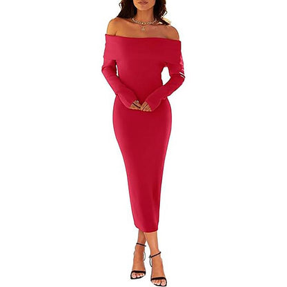 Nest&carry - Elegance Off-Shoulder Bodycon Dress